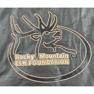 ROPER Rocky Mountain Elk Foundation RMEF Lifetime Member Leather Jacket 2XL NWOT